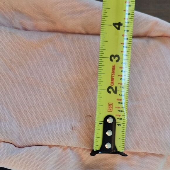 KAVU Wayfare Mini Crossbody Cherry Blossom Pale Peach Faux Suede Flap Boho - Picture 14 of 16